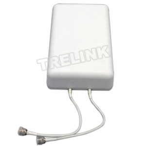 800-2700 MHz 8 dBi Dual Polarized MIMO Panel Antenna
